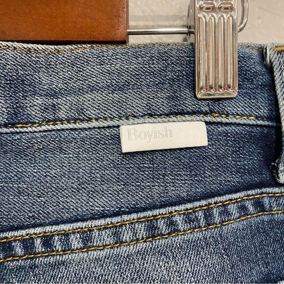 Anthropologie Boyish Blake Mid Rise Cropped Skinny Jeans in Philadelphia Story - Picture 11 of 14